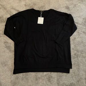 Brand new Downeast V neck sweater size L